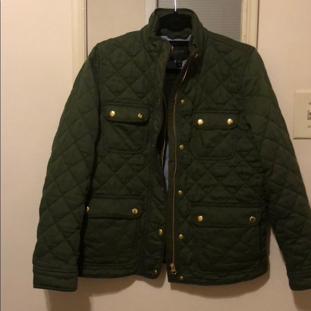 J. Crew quilted downtown field jacket